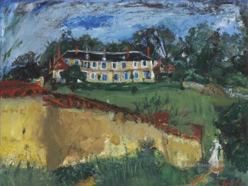 bekannte abstrakte Werke - Altes Haus in der Nähe von Chartres Chaim Soutine Expressionismus